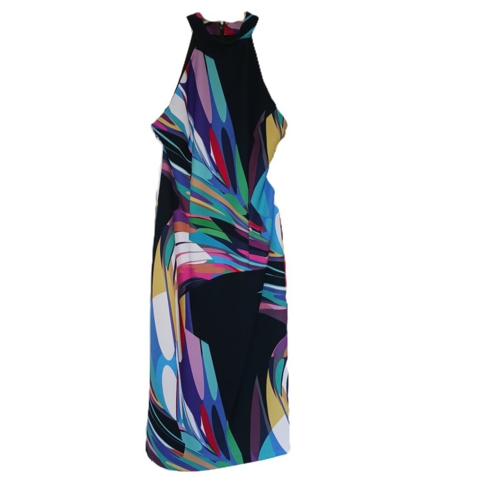Trina Turk Multi-color Sleeveless Fitted Dress - Size 4 - LIKE NEW!